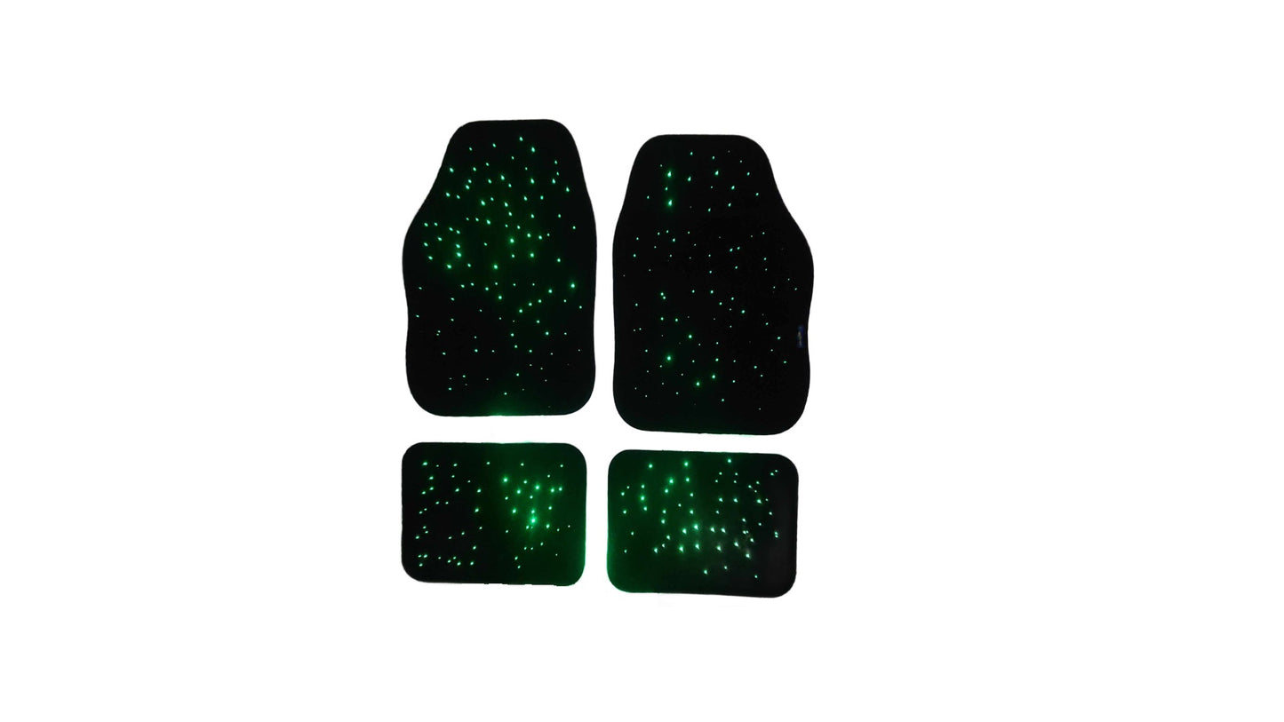 GoodYear Luxury Starlight Galaxy Universal Car Floor Mats Bluetooth App Control