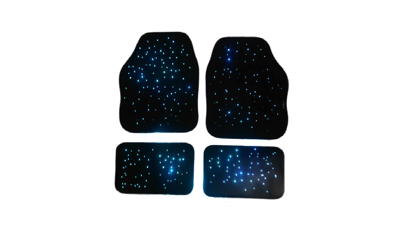 GoodYear Luxury Starlight Galaxy Universal Car Floor Mats Bluetooth App Control