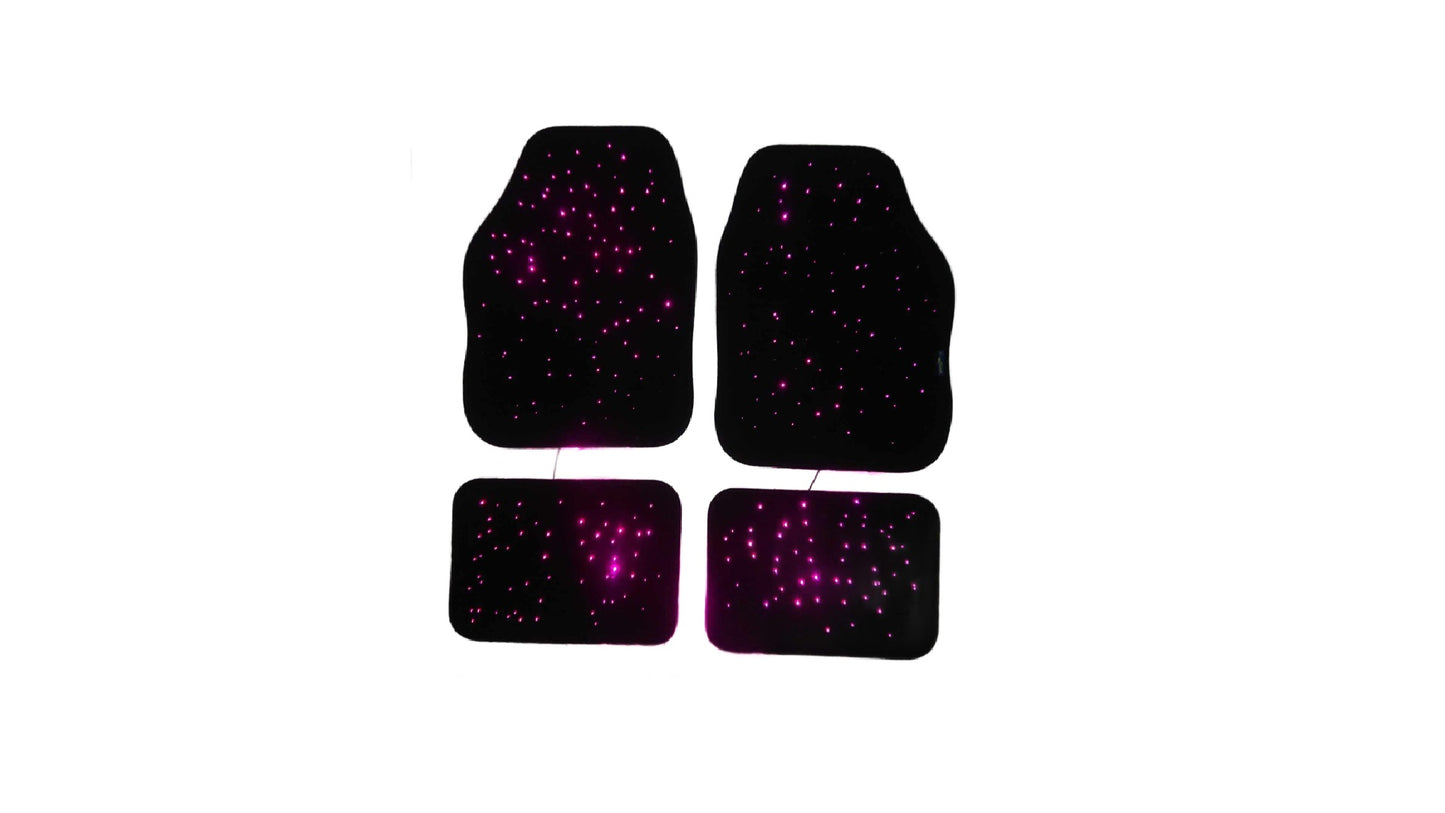 GoodYear Luxury Starlight Galaxy Universal Car Floor Mats Bluetooth App Control