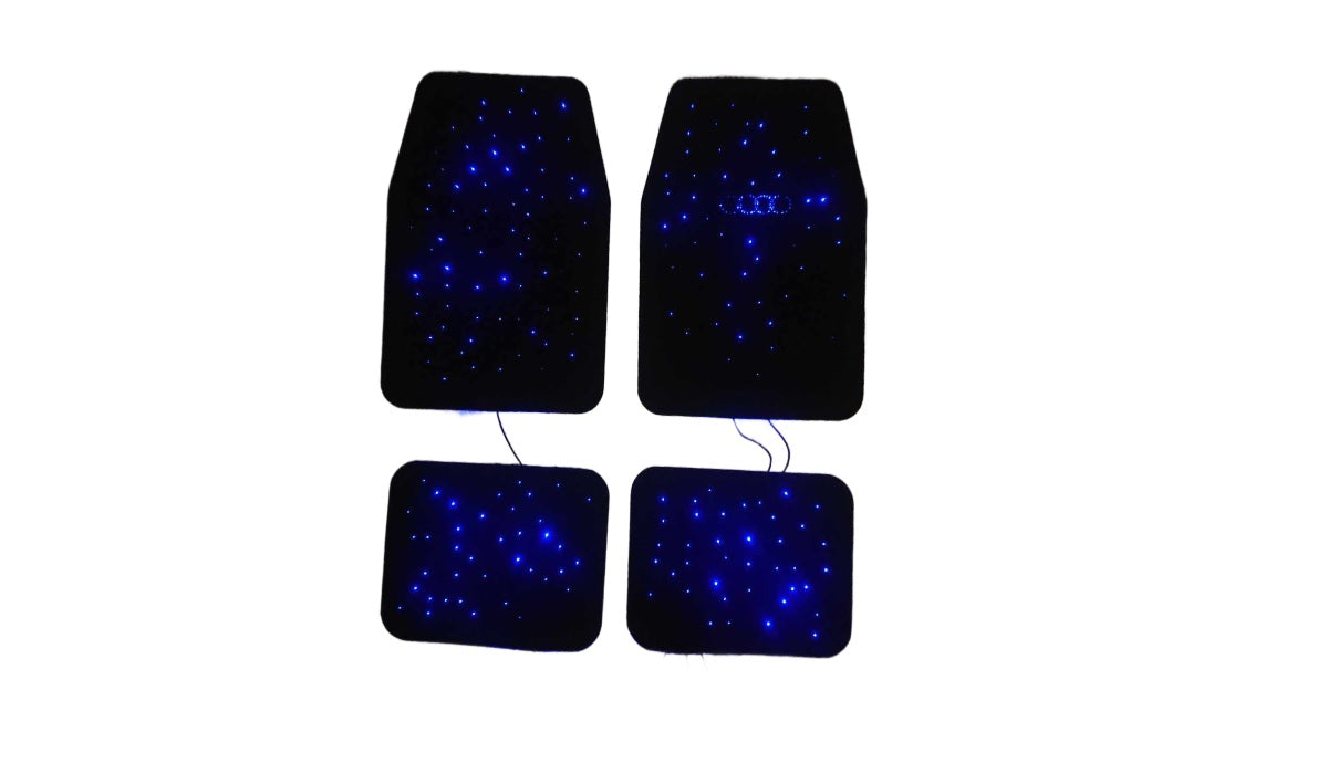 Starlight Car Mat Audi Starlight Badge Universal size car mat Bluetooth App Control