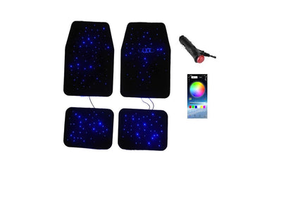 Starlight Car Mat Audi Starlight Badge Universal size car mat Bluetooth App Control