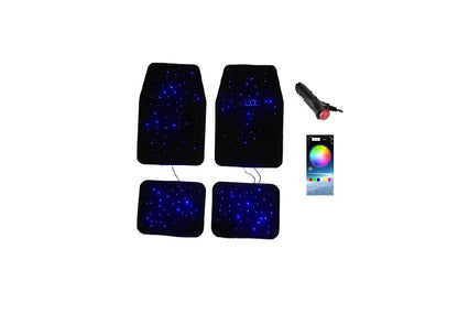 Starlight Car Mat Audi Starlight Badge Universal size car mat Bluetooth App Control