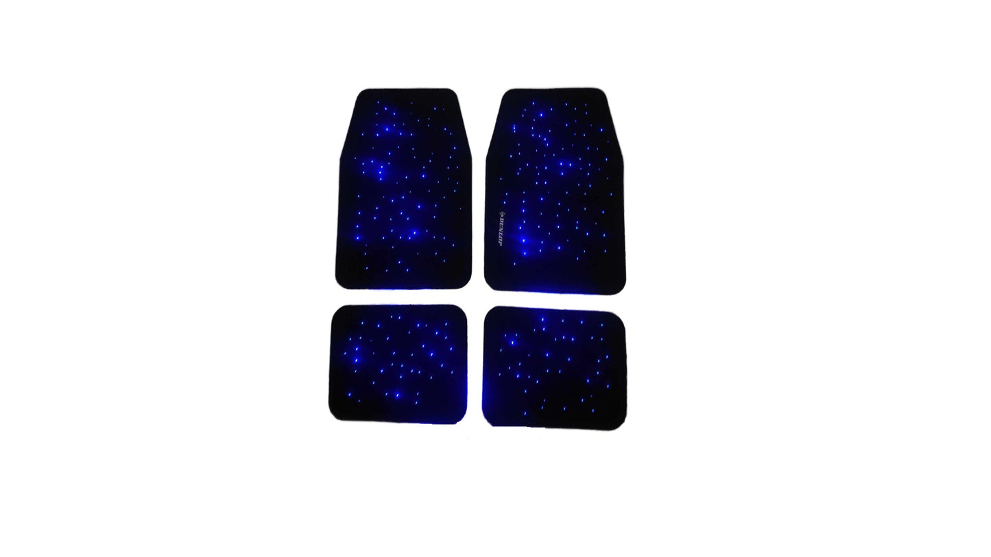 Dunlop Luxury Starlight Galaxy Universal Size Car Mats Bluetooth App Control