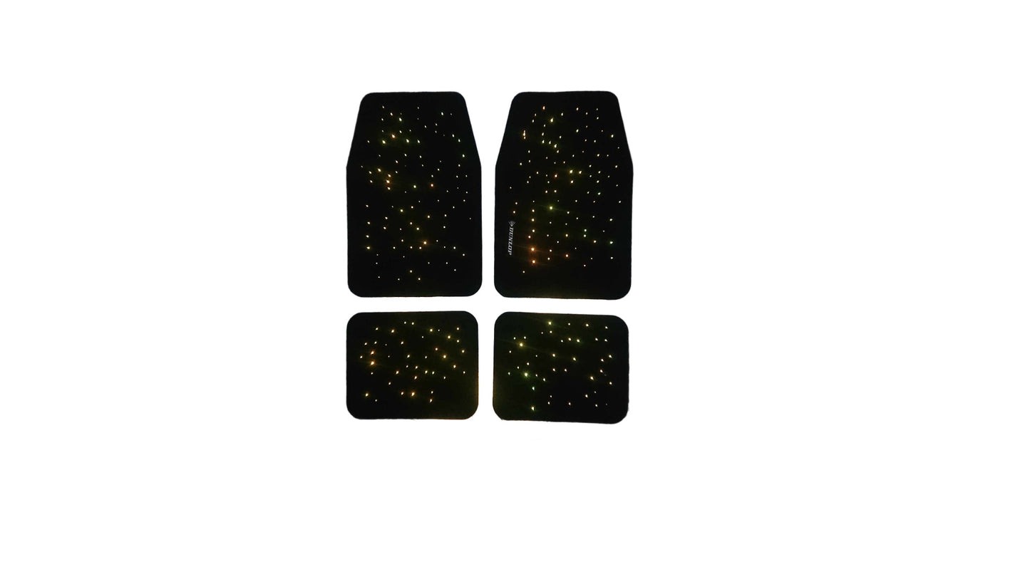 Dunlop Luxury Starlight Galaxy Universal Size Car Mats Bluetooth App Control