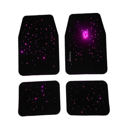 Dunlop Luxury Starlight X PlayBoy Universal Size Car Mats Bluetooth App Control