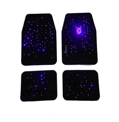 Dunlop Luxury Starlight X PlayBoy Universal Size Car Mats Bluetooth App Control